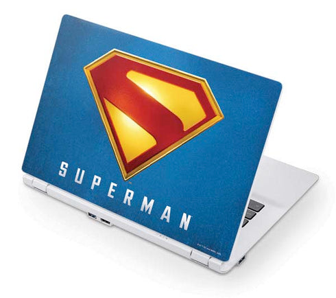 Superman 2025 Classic Superman Shield Emblem Acer Chromebook Skin